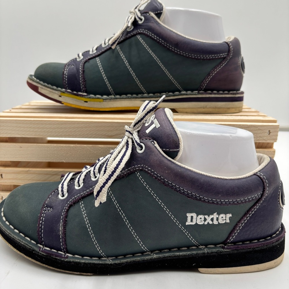 Dexter Womens SST B900-3 Blue Leather‎ Bowling Shoes Lace Up Athletic Size 7M